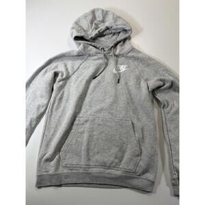 Nike Grey Pullover Hoodie Sweatshirt Size Small